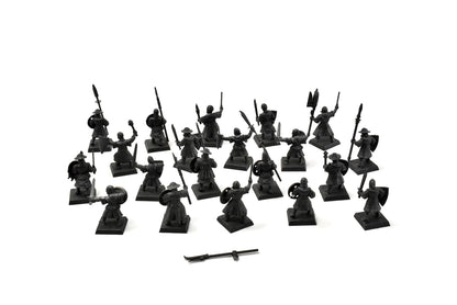 BRETONNIA 20 Men at Arms Not original Shield #2 PLASTIC Fantasy