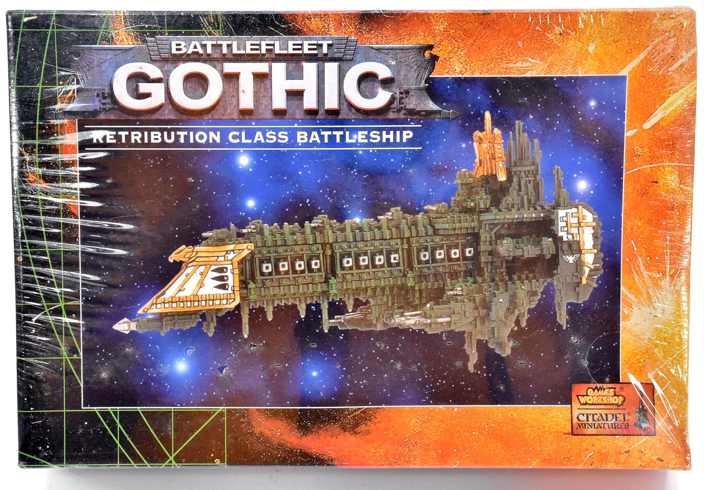 Battlefleet Gothic - Retribution Class Battleship #1 Warhammer 40K Sealed