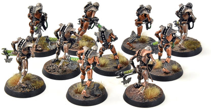 NECRONS 10 Warriors #1 WELL PAINTED Warhammer 40K 4947