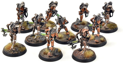 NECRONS 10 Warriors #1 WELL PAINTED Warhammer 40K 4947