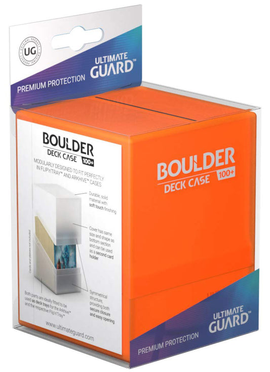 Ultimate Guard Deck Case Boulder 100+ Poppy Topaz (Orange)