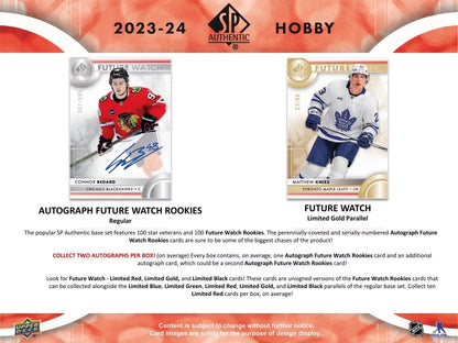Upper Deck SP Authentic Hockey 23/24 Hobby Box