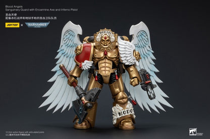 Sanguinary Guard with Encarmine Axe and Inferno Pistol Blood Angels Joy Toy