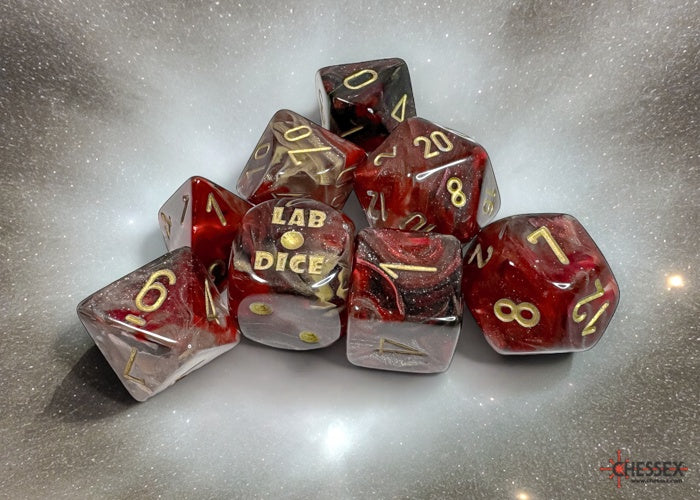 Borealis 7-die Set Polyhedral Cosmos/gold