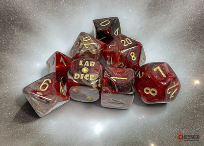 Borealis 7-die Set Polyhedral Cosmos/gold