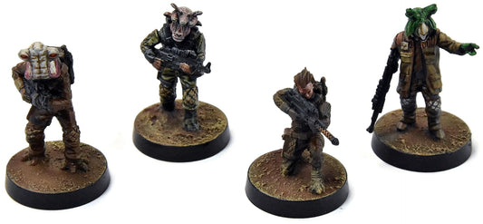 STAR WARS LEGION 4 Rebel Trooper Upgrade #1 PRO PAINTED rebel