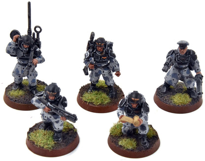 ASTRA MILITARIUM 5 Cadian Command Squad #3 WELL-PAINTED Warhammer 40K