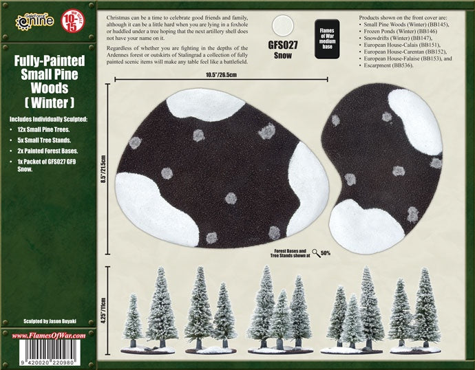 Battlefield In A Box - Small Pine Wood (winter)