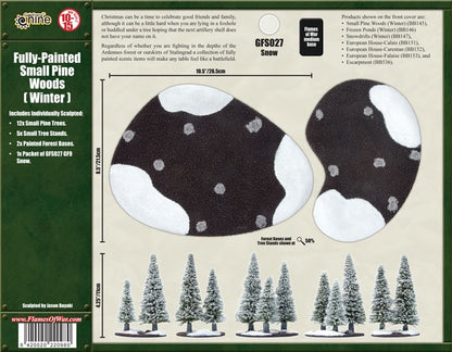 Battlefield In A Box - Small Pine Wood (winter)