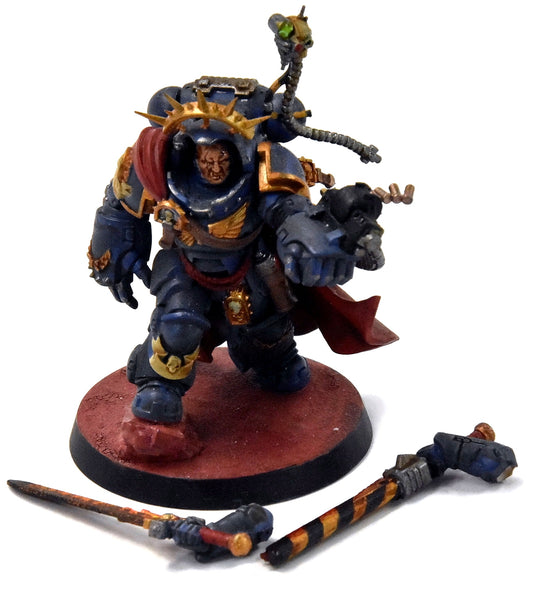 SPACE MARINES Captain In Gravis Armour #2 WELL PAINTED Warhammer 40K