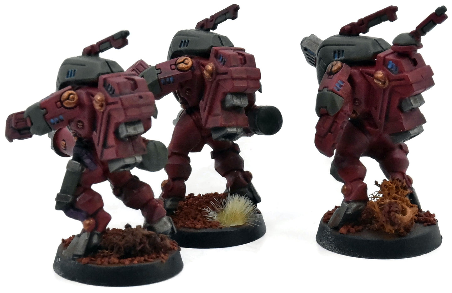 TAU EMPIRE 3 Xv25 Stealth Battlesuits #2 Warhammer 40K