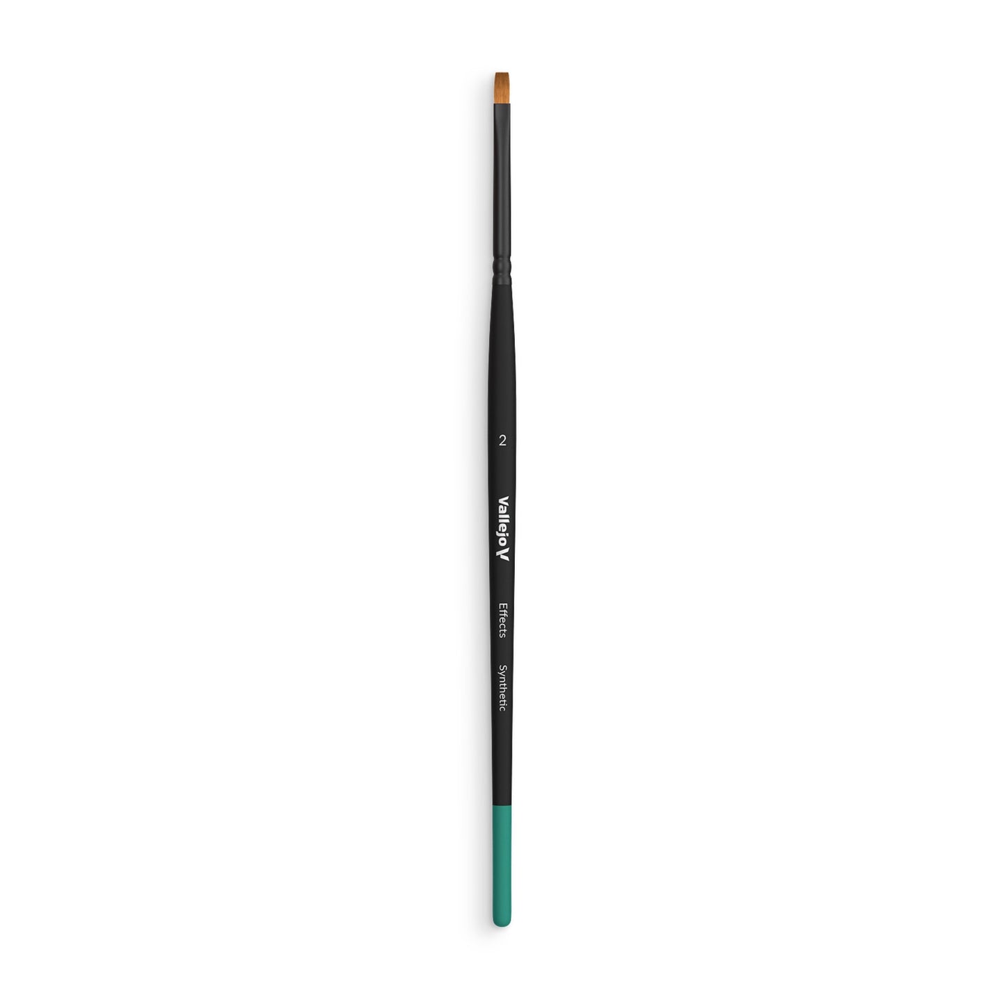 Vallejo - Flat Rectangular Synthetic Brush No. 2 (VAL-B04002)