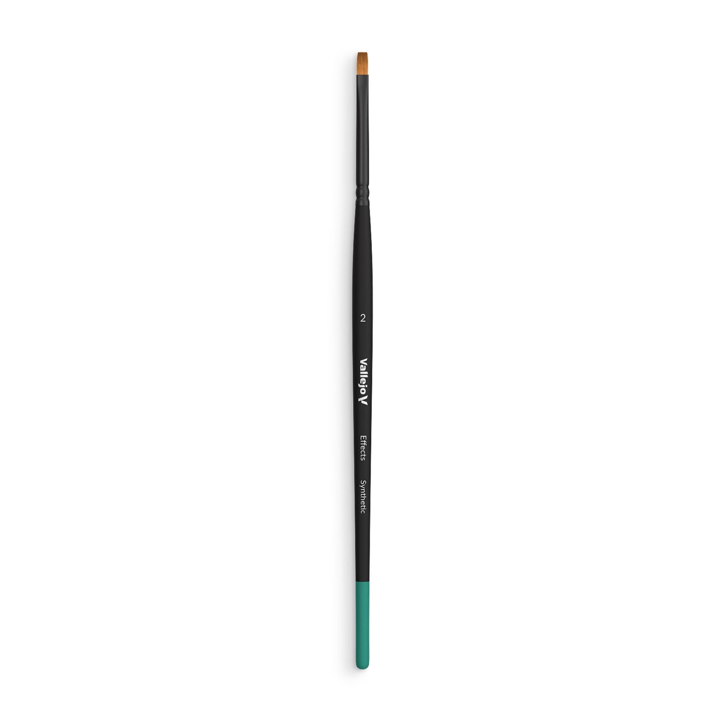 Vallejo - Flat Rectangular Synthetic Brush No. 2 (VAL-B04002)