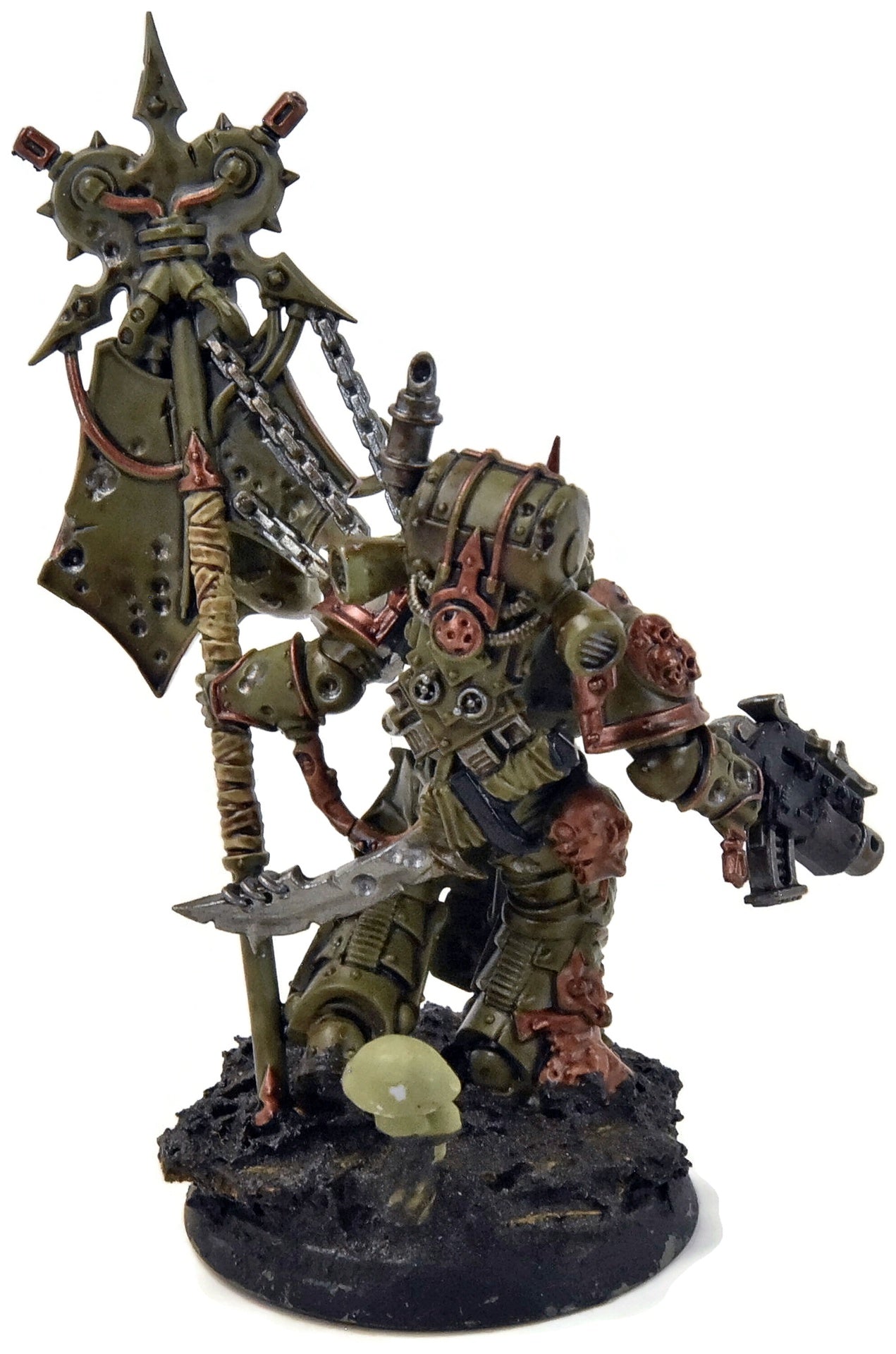 DEATH GUARD Icon Bearer #1 Warhammer 40K WELL PAINTED