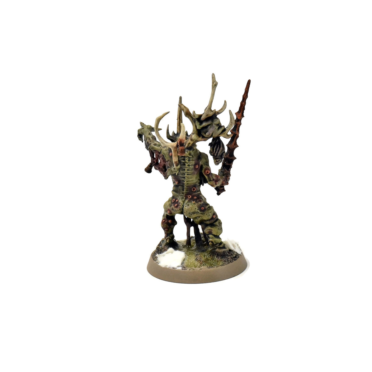 CHAOS DAEMONS Poxbringer, Herald Of Nurgle #1  PRO PAINTED 40K SIGMAR