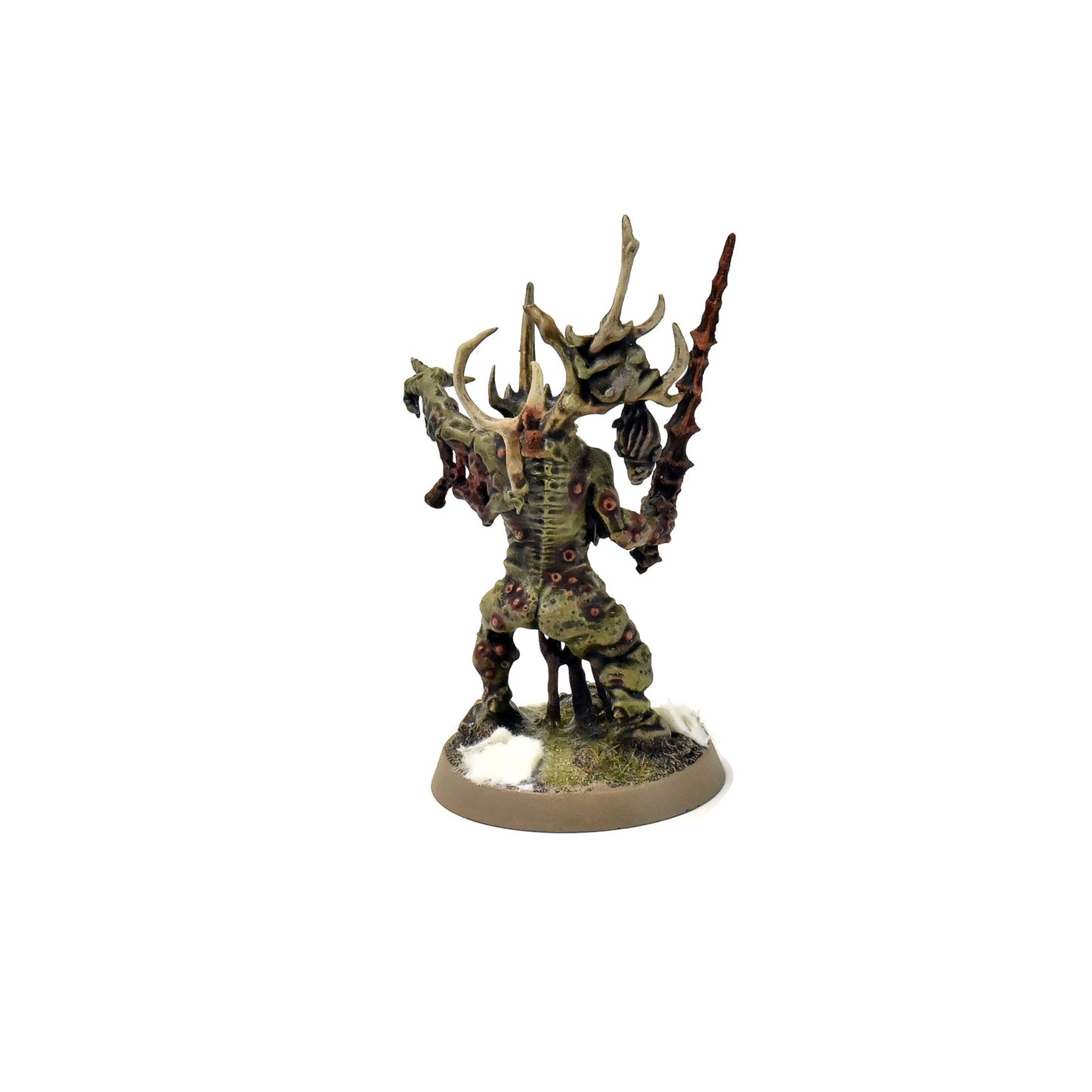 CHAOS DAEMONS Poxbringer, Herald Of Nurgle #1  PRO PAINTED 40K SIGMAR