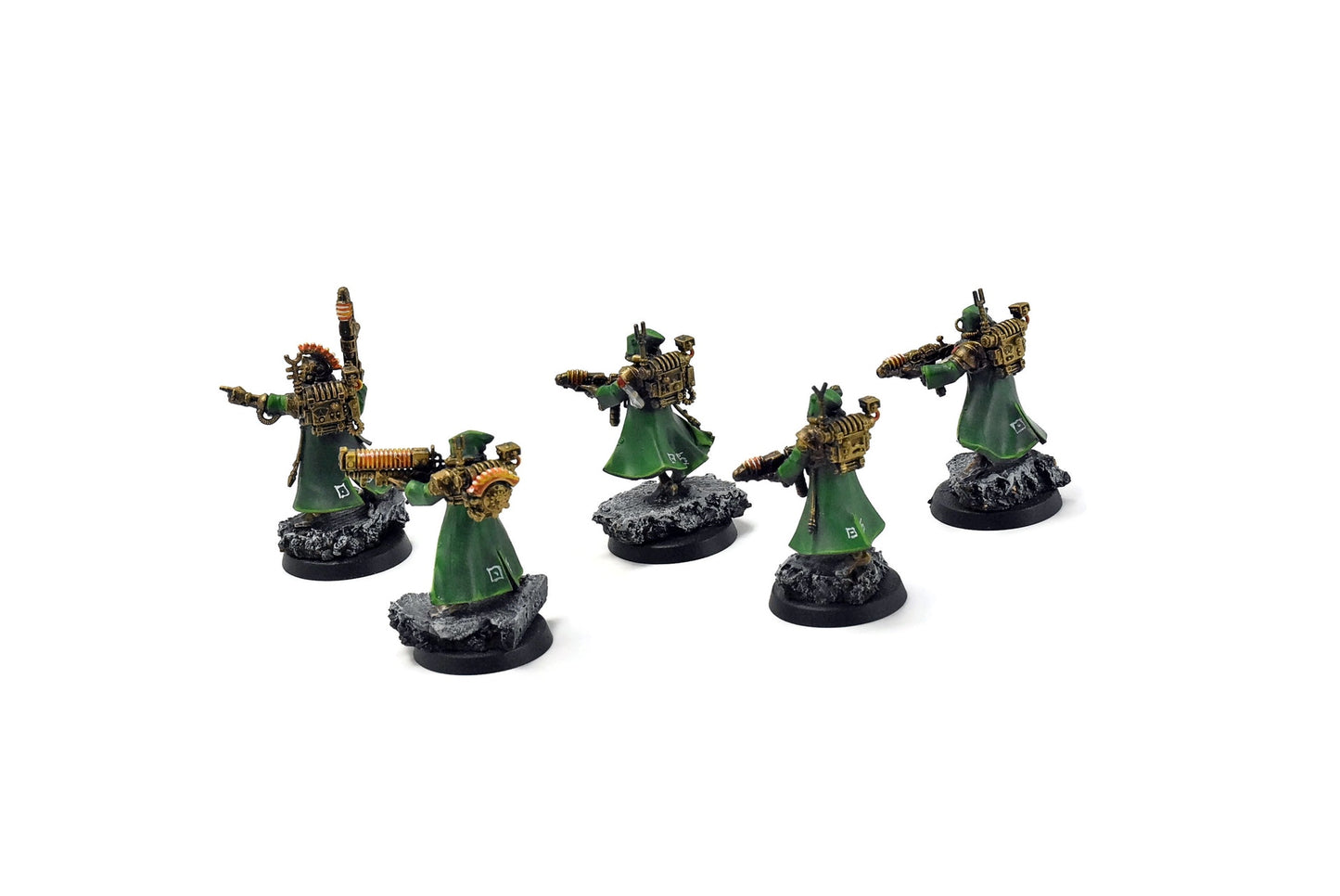 ADEPTUS MECHANICUS 5 Skitarii Vanguard #6 WELL PAINTED Warhammer 40k