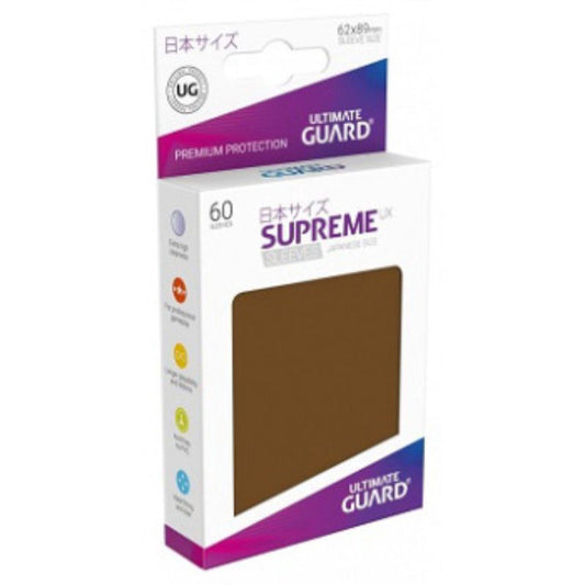 Ultimate Guard Sleeves Supreme Ux Small Brown 60Ct