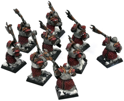 CHAOS DWARFS 9 Infernal Fireglaives Guard #1 FORGE WORLD WELL PAINTED Fantasy