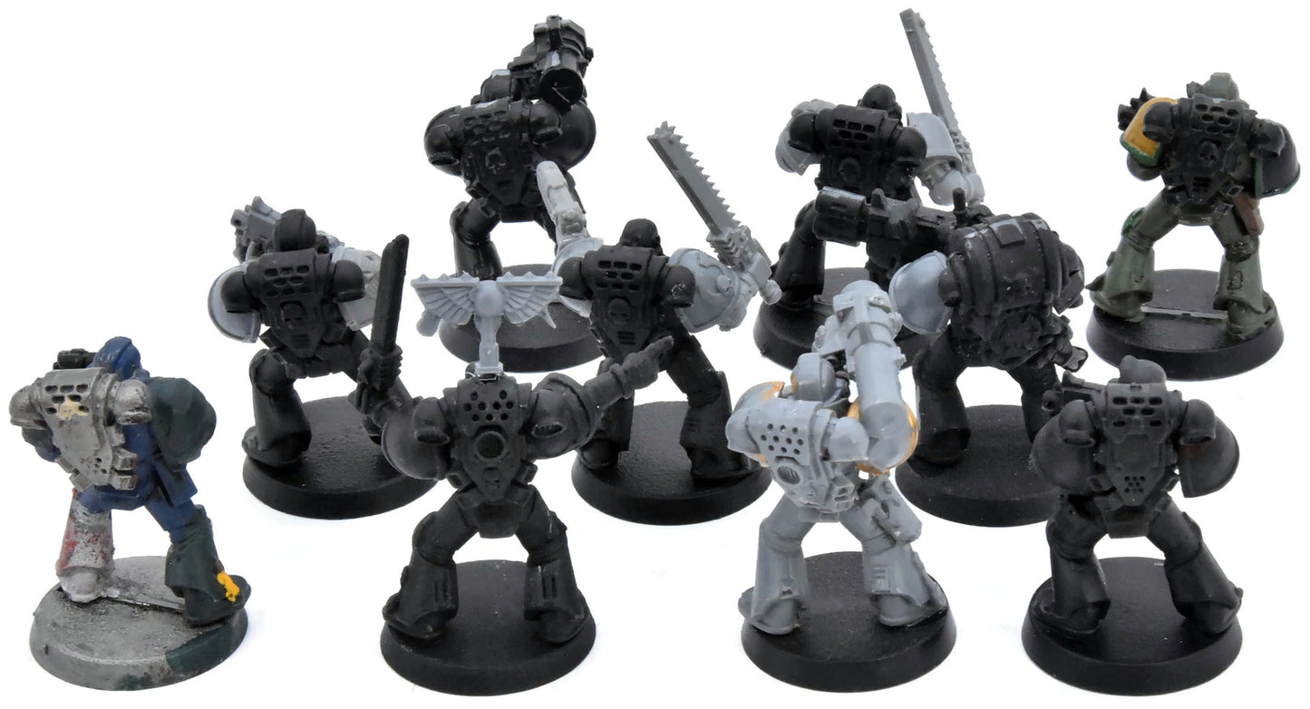 SPACE MARINES 10 Tactical Marines #7 Warhammer 40K 6963