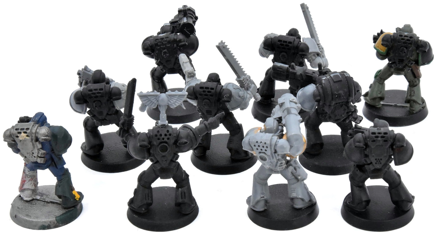 SPACE MARINES 10 Tactical Marines #7 Warhammer 40K 6963