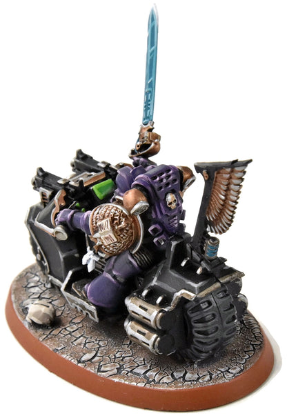 SPACE MARINES Librarian on Bike #1 PRO PAINTED Warhammer 40K