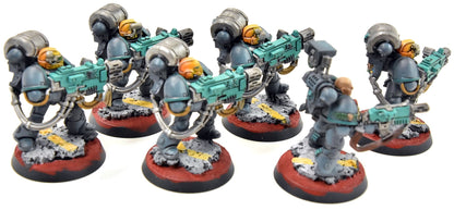 SPACE MARINES 6 Devastators #1 WELL PAINTED Warhammer 40K
