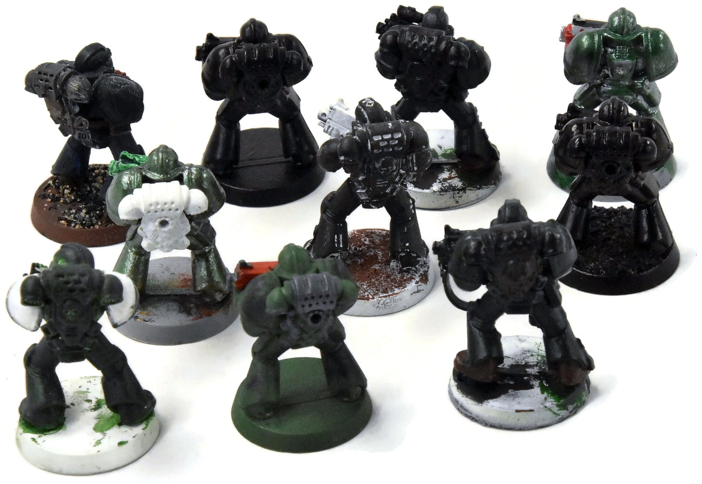 BLOOD ANGELS 10 Tactical Marines #7 Warhammer 40K Missing 1 Gun