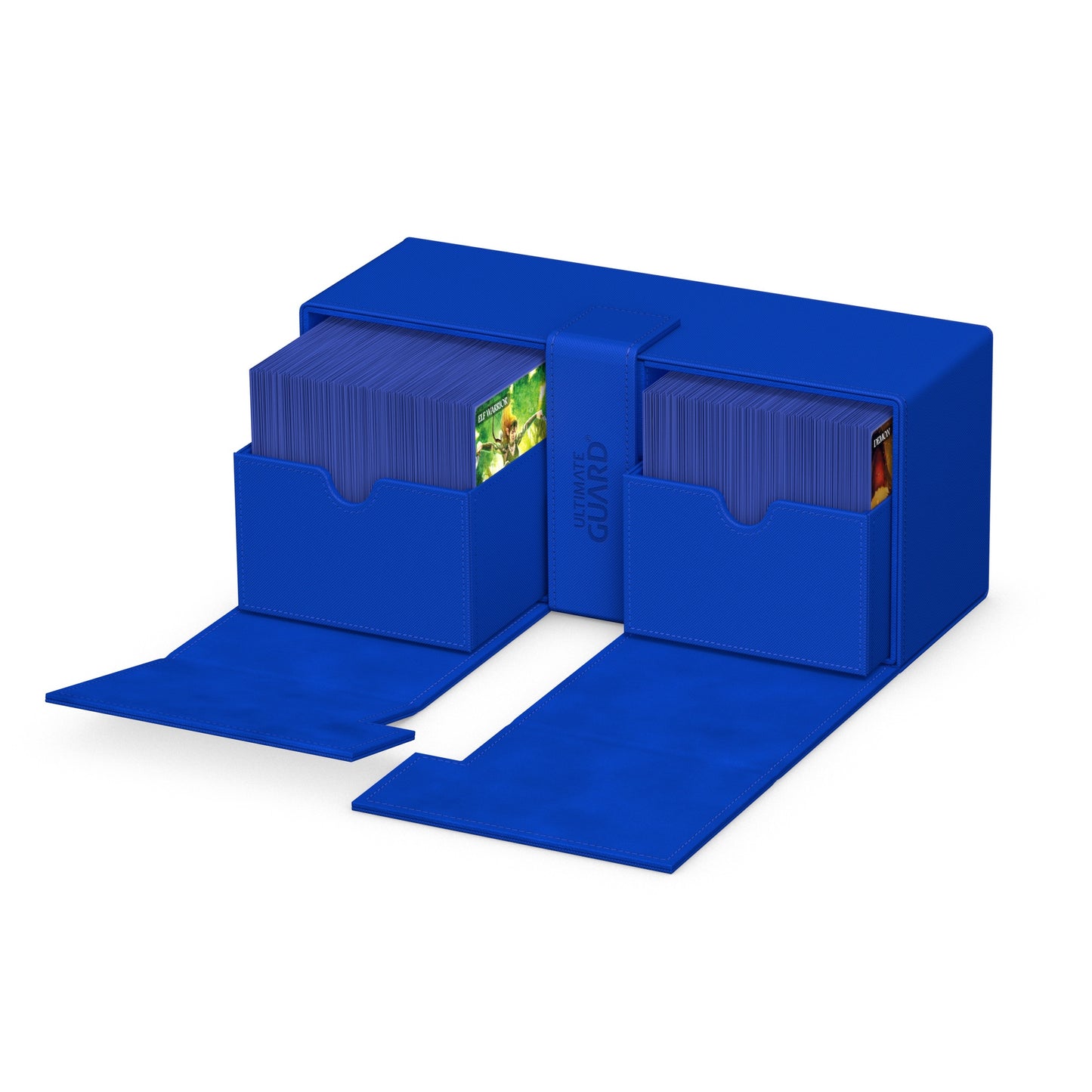 Ultimate Guard Twin Flip N Tray Deck Case Monocolor Blue 266+