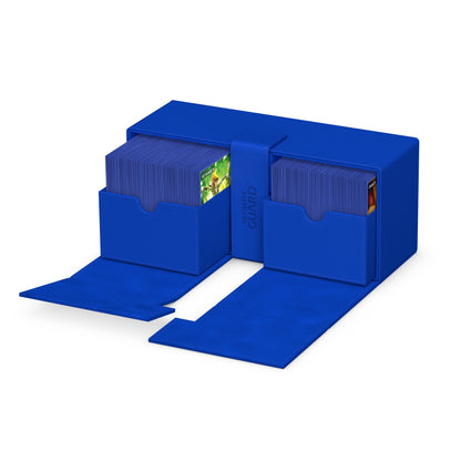 Ultimate Guard Twin Flip N Tray Deck Case Monocolor Blue 266+