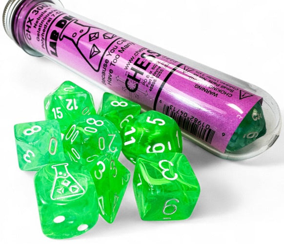 Borealis 7-Die Set Gelatinous / White