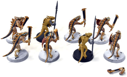 SERAPHON 8 Saurus Warriors #3 old sculpt Warhammer Sigmar