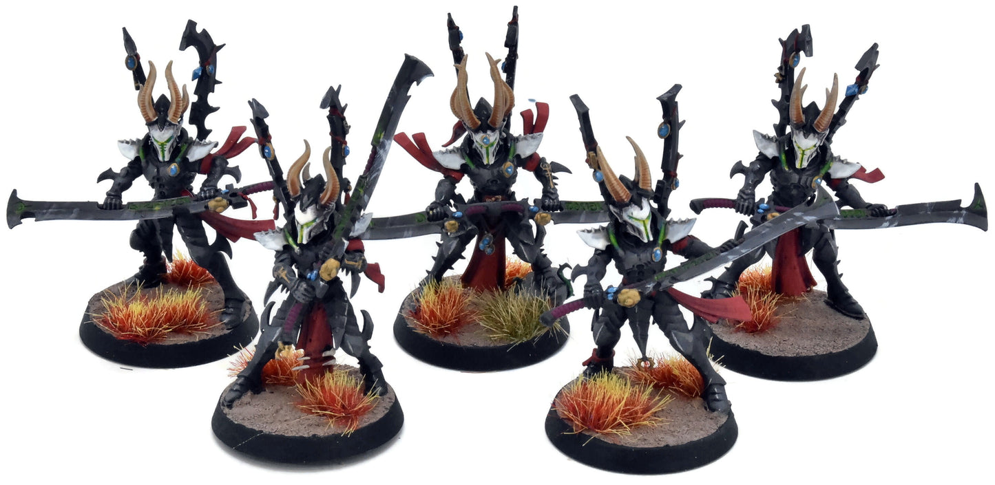 DRUKHARI 5 Incubi #2 WELL PAINTED Warhammer 40K 1192