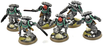 SPACE MARINES 6 Assault Intercessors #1 WELL PAINTED Warhammer 40K