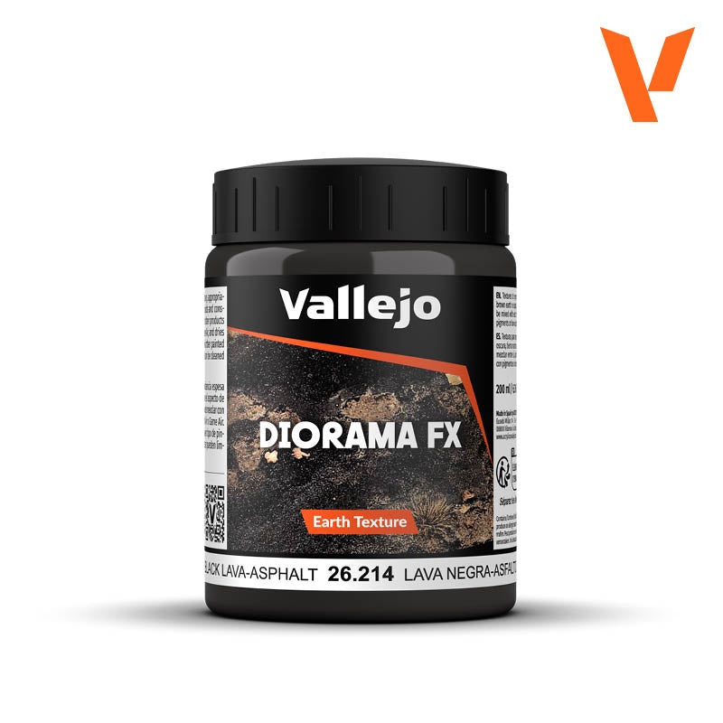 Vallejo Diorama FX Black Lava-Asphalt (200ml)