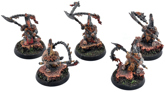 FYRESLAYERS 5 Hearthguard Berzerkers #5 WELL PAINTED Warhammer Sigmar
