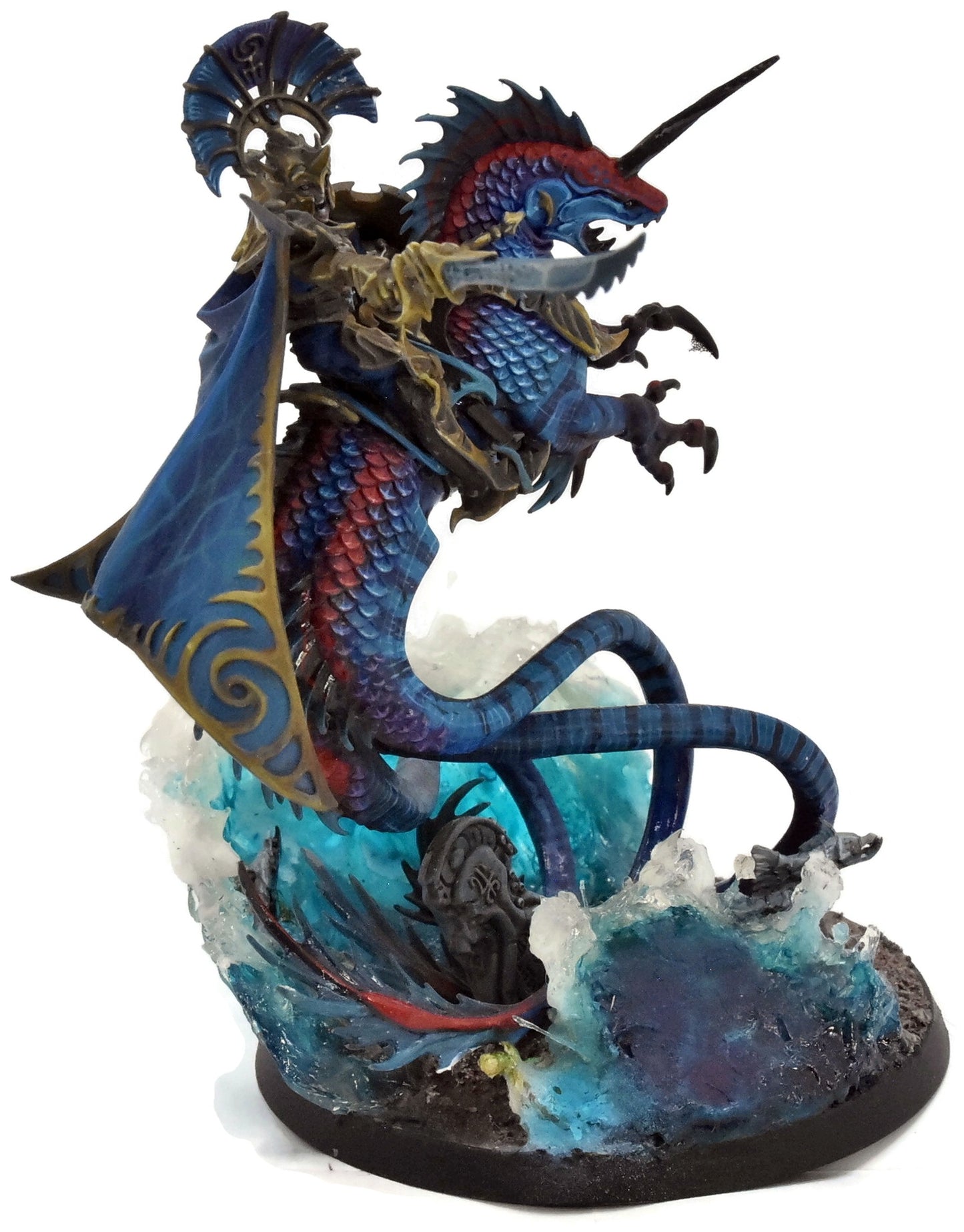 IDONETH DEEPKIN Akhelian King #1 PRO PAINTED Warhammer Sigmar