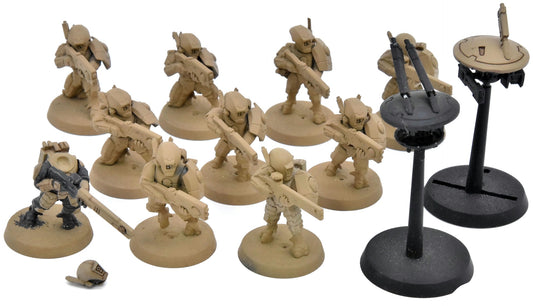 TAU EMPIRE 10 Fire Warrior Strike Team #2 Warhammer 40K