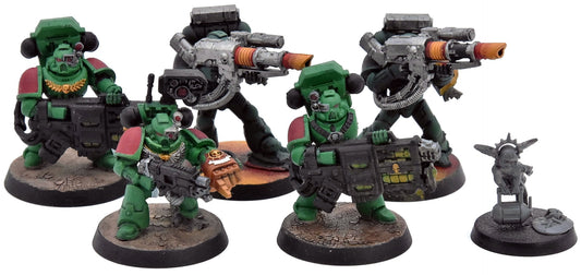 SPACE MARINES 5 Devastator Squad #2 Warhammer 40K Old Sculpt