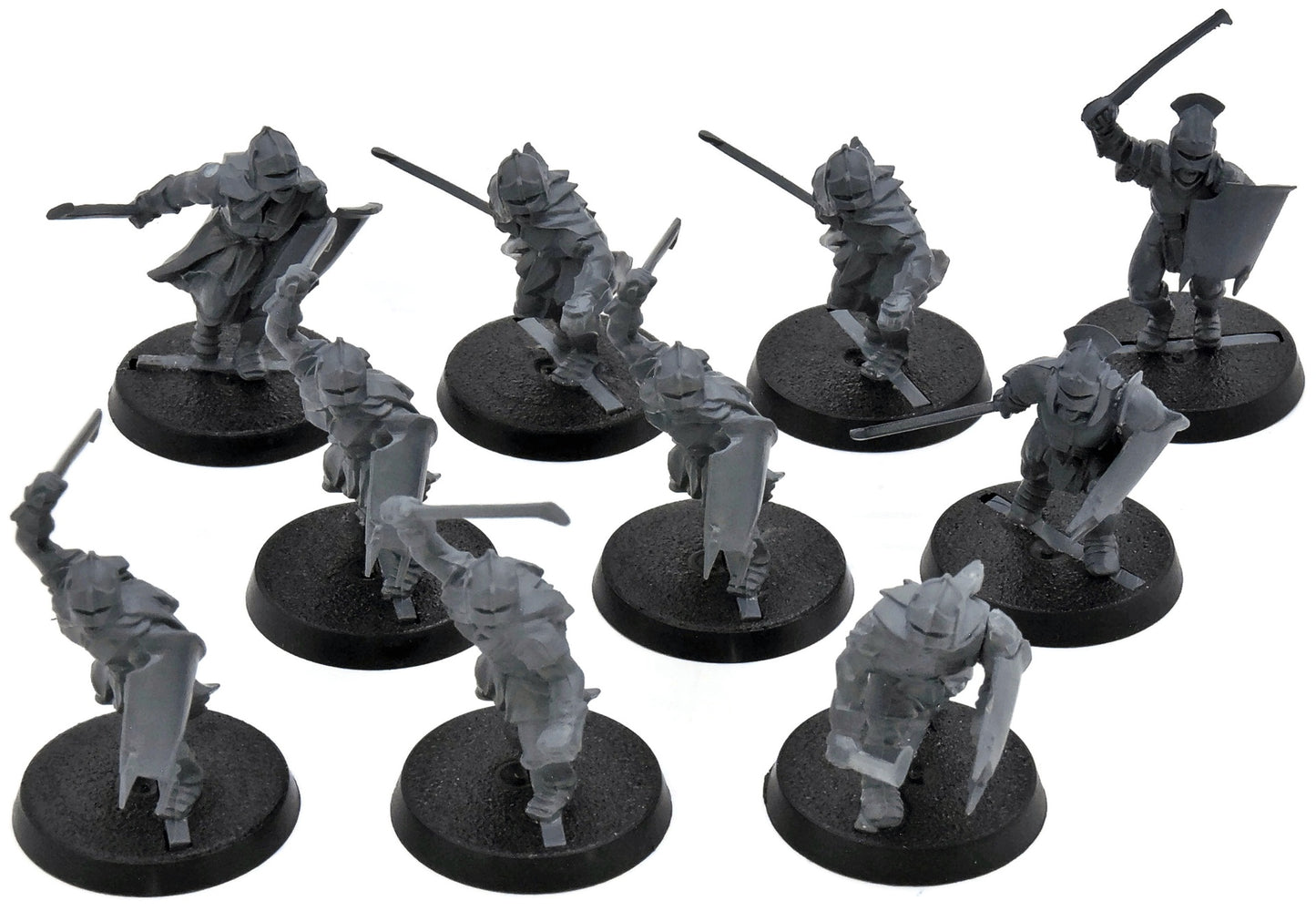 LOTR 10 Uruk-Hai #2 Middle Earth Strategy Battle Game