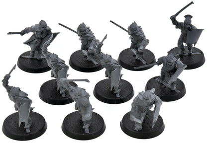 LOTR 10 Uruk-Hai #2 Middle Earth Strategy Battle Game