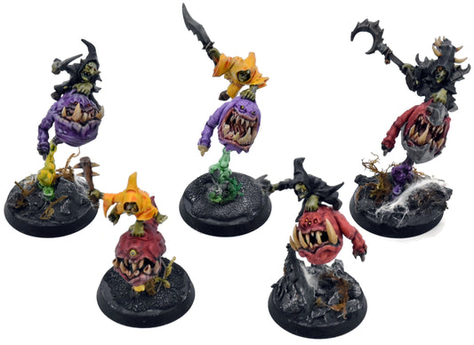 GLOOMSPITE GITZ 5 Squig Hoppers #2 WELL PAINTED Warhammer Sigmar