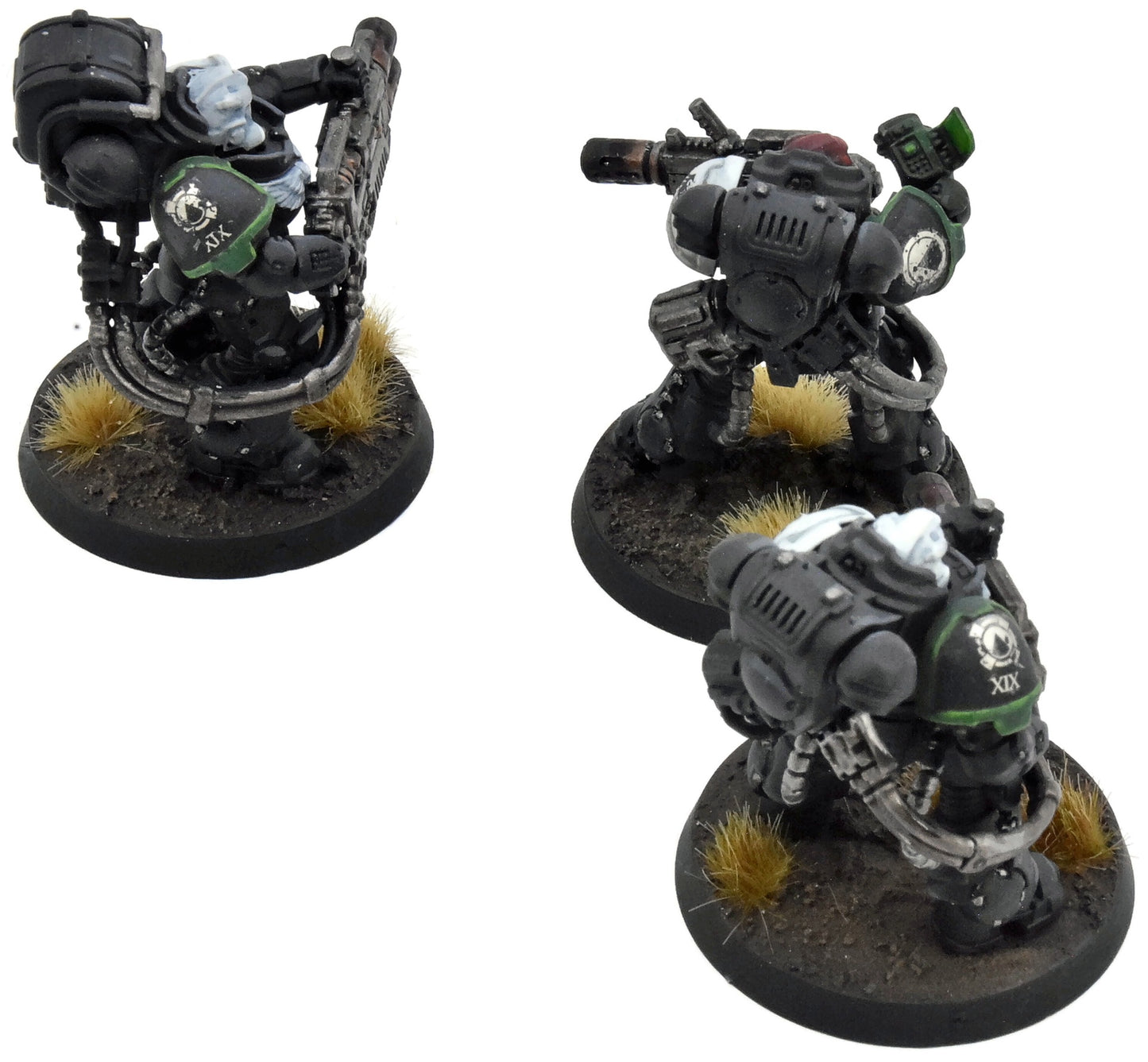 SPACE MARINES 3 Primaris Eradicators #1 WELL PAINTED 40K Raven Guard