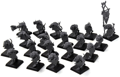 SKAVEN 20 Clanrats #6 no weapons Warhammer Fantasy