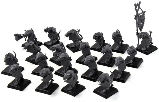 SKAVEN 20 Clanrats #6 no weapons Warhammer Fantasy