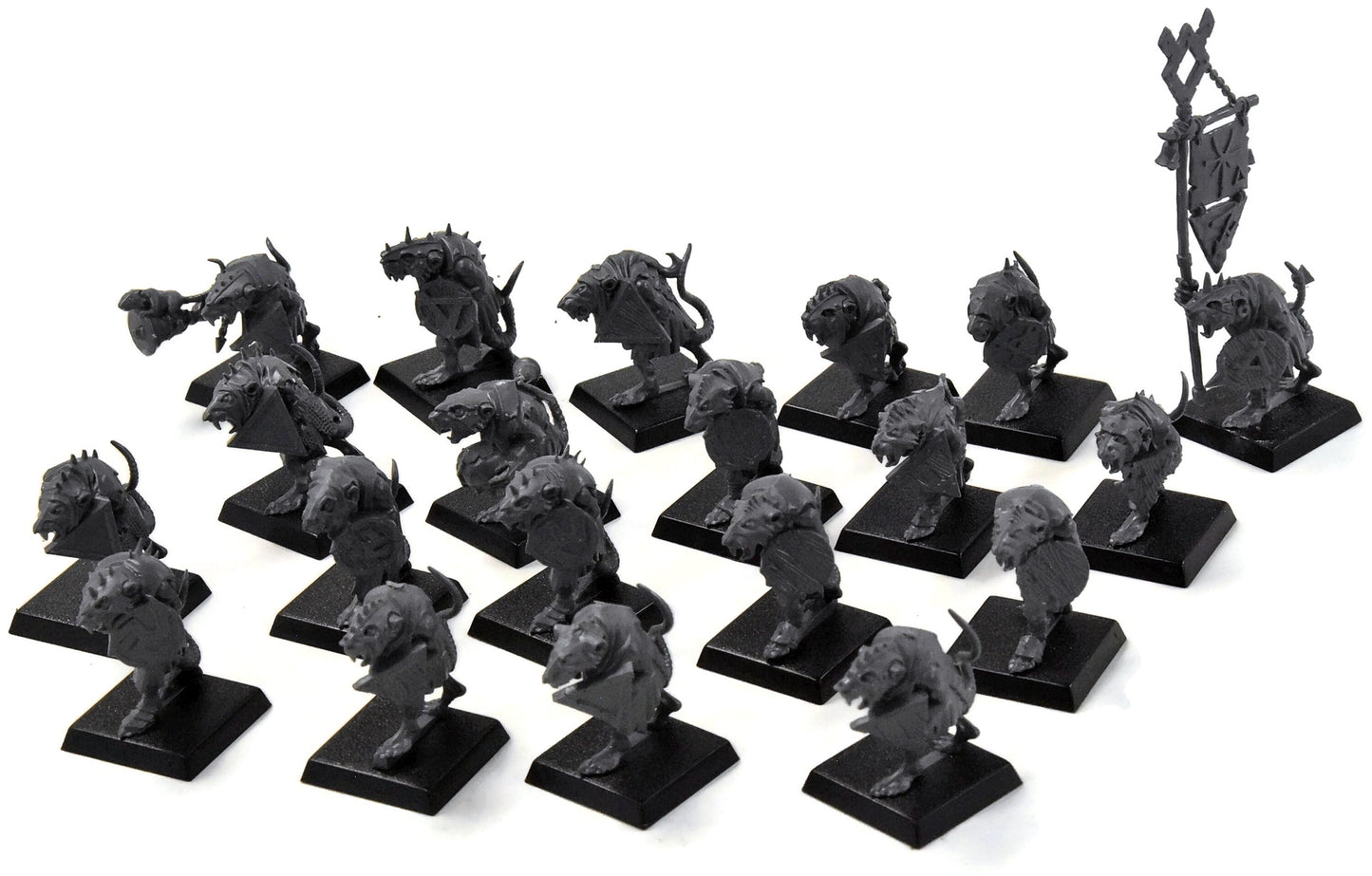 SKAVEN 20 Clanrats #6 no weapons Warhammer Fantasy