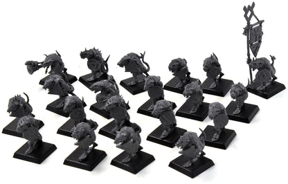 SKAVEN 20 Clanrats #6 no weapons Warhammer Fantasy