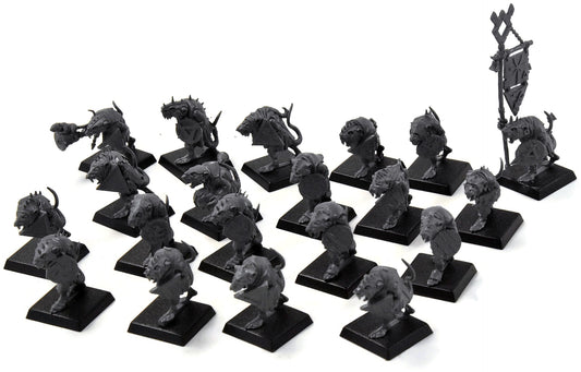 SKAVEN 20 Clanrats #6 no weapons Warhammer Fantasy