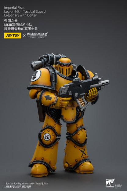 Legion MkIII Tactical Squad Legionary with Bolter Imperial Fists Joy Toy