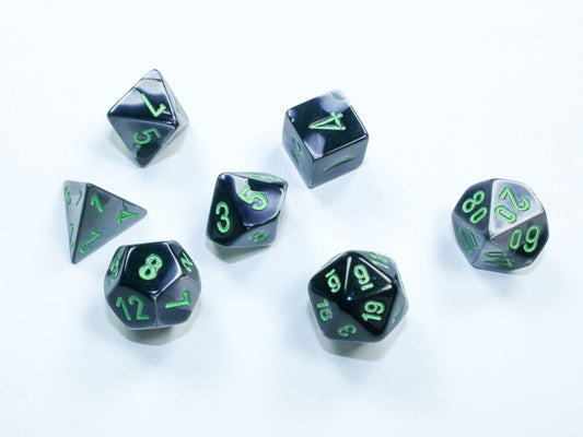 Mini Gemini 7-Die Set Black-Grey/Green (CHX20645)
